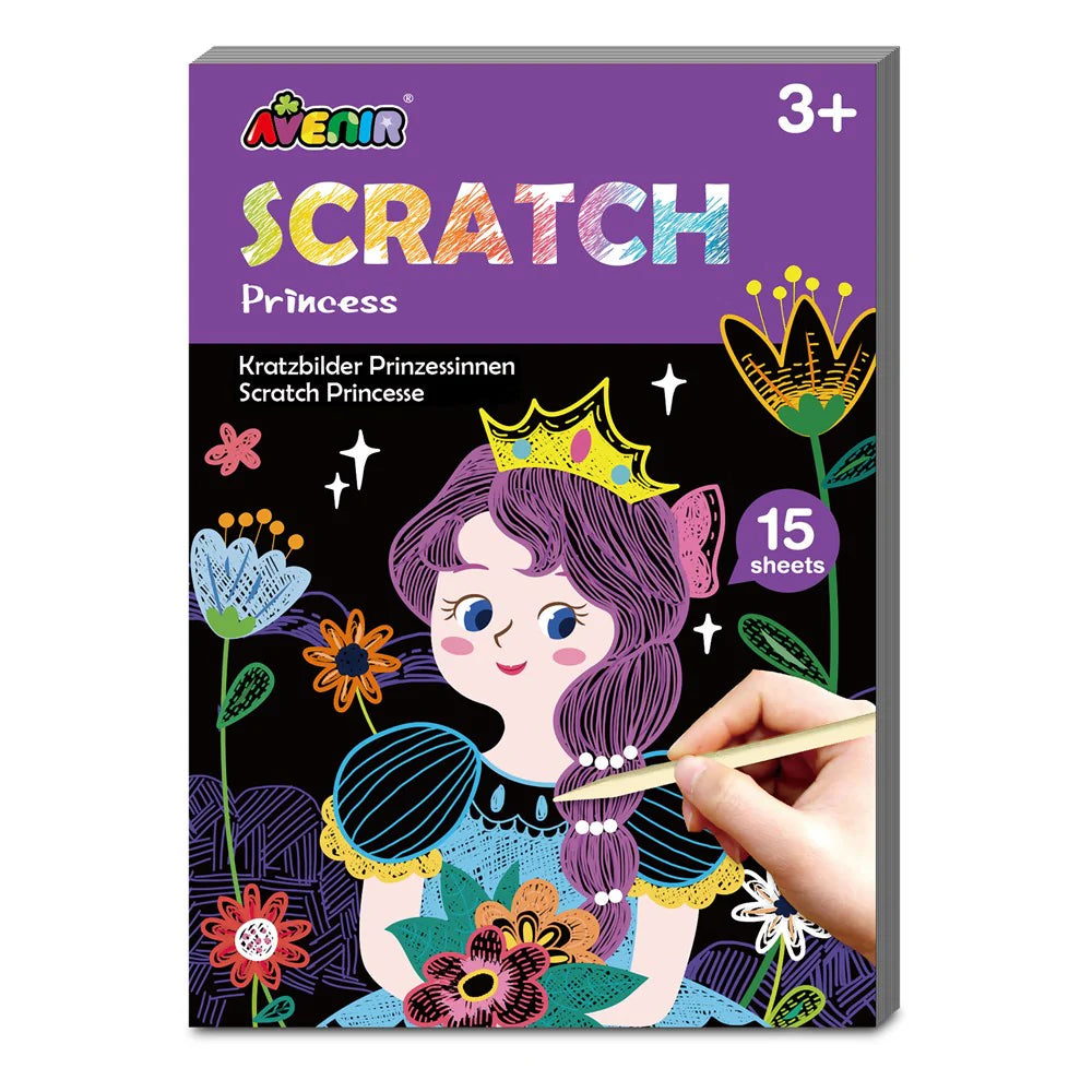 Avenir Mini Scratch Book - Princess