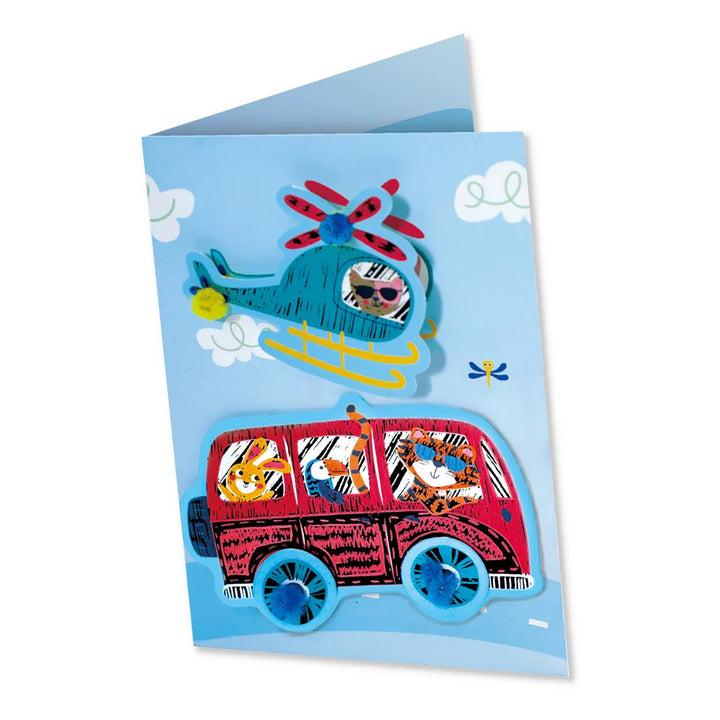 Avenir Scratch Greeting Cards - Cars