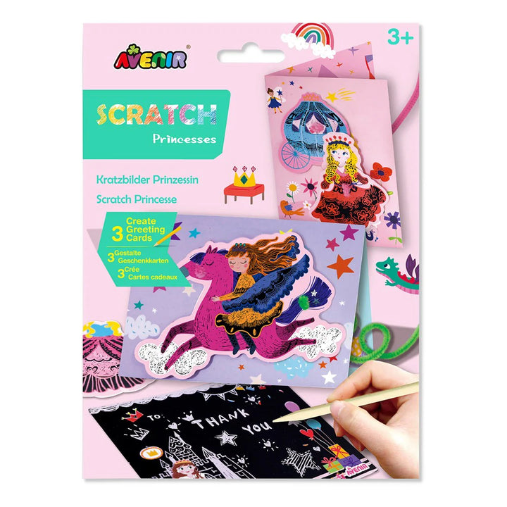 Avenir Scratch Greeting Cards - Princess