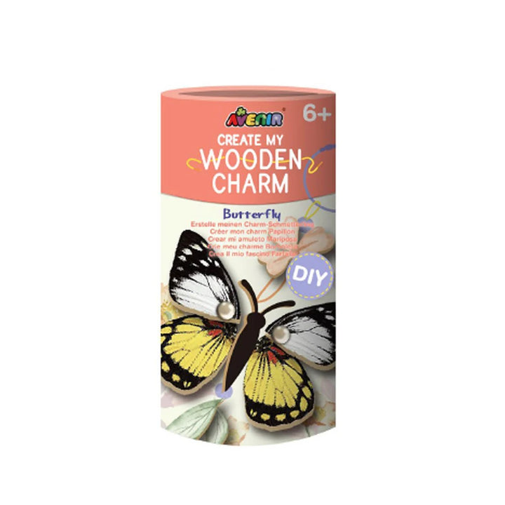 Avenir Create My Wooden Charm - Butterfly