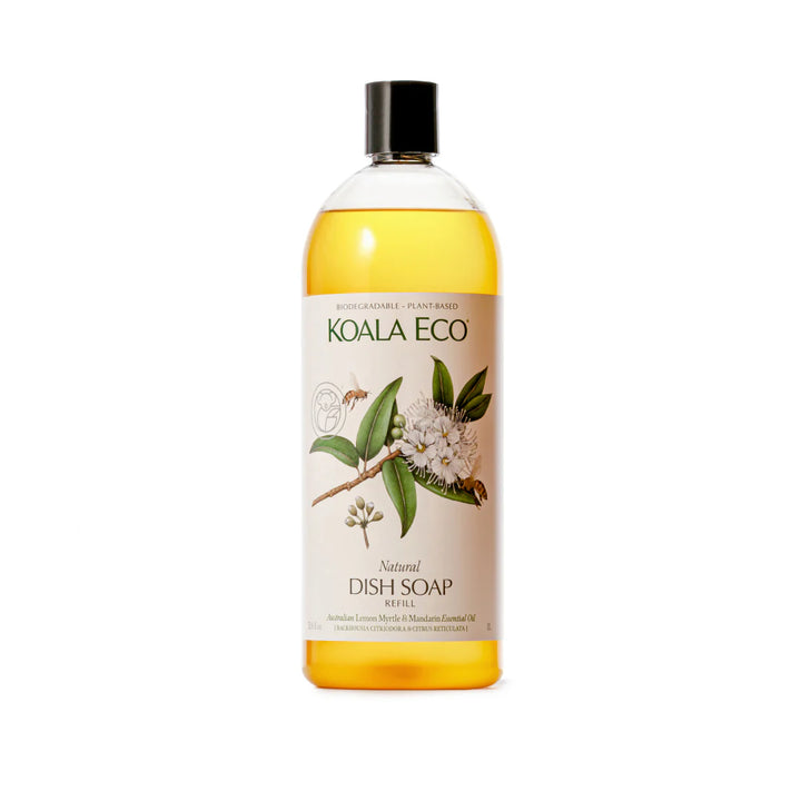 Koala Eco Dish Soap Refill - Lemon Myrtle, Mandarin Essential Oil