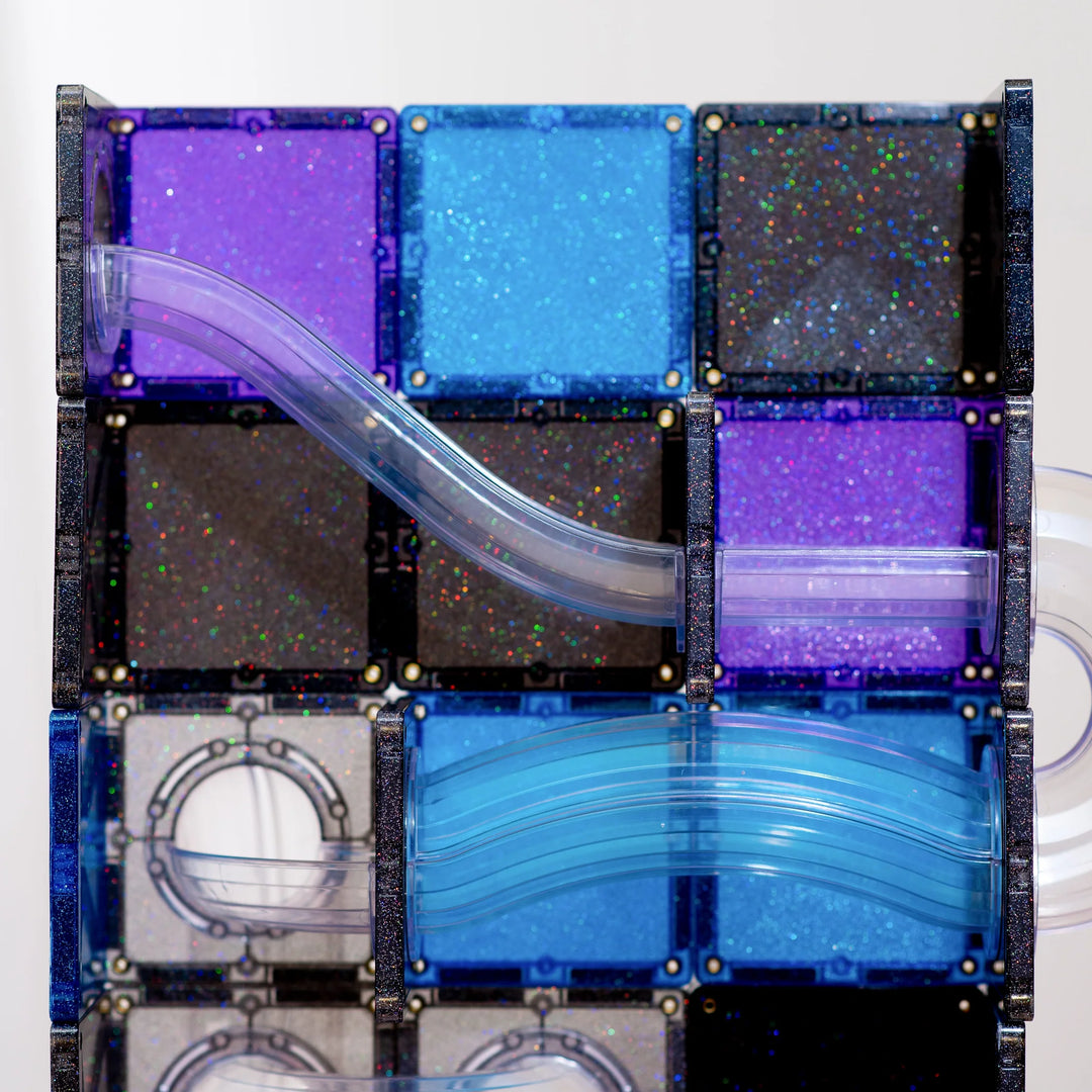 Connetix Tiles Ball Run Galaxy Pack 61 Pcs