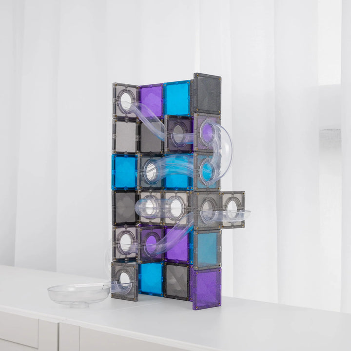 Connetix Tiles Ball Run Galaxy Pack 61 Pcs