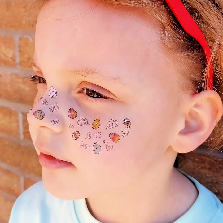 Ducky Street Freckles Temporary Tattoos - Easter Eggs