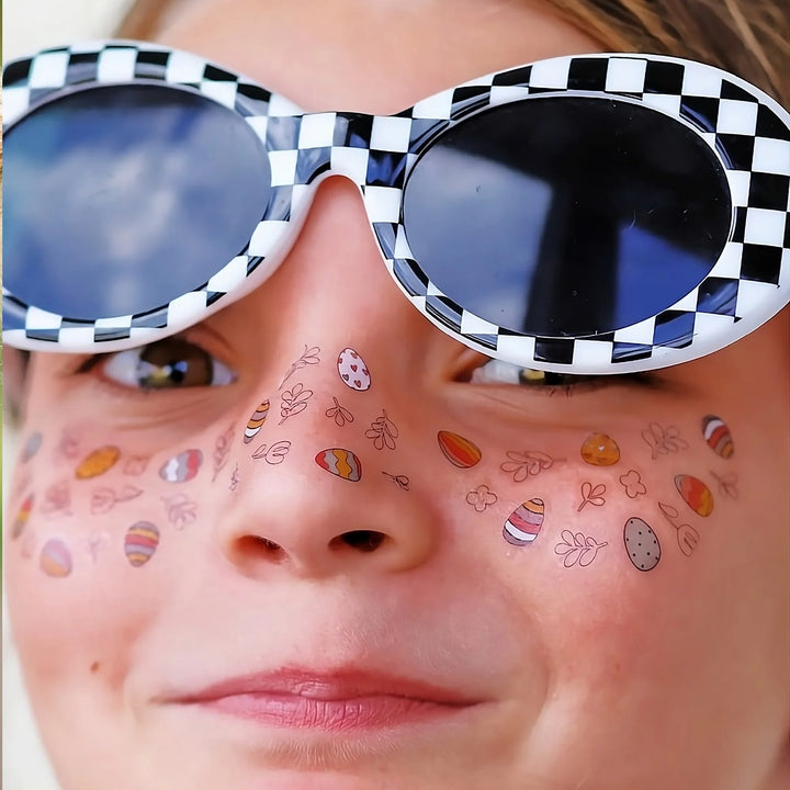 Ducky Street Freckles Temporary Tattoos - Easter Eggs