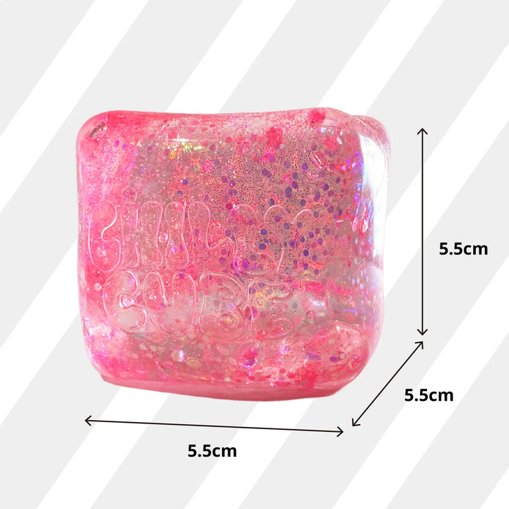 Glittery Chilly Cube Sensory Fidget Toy