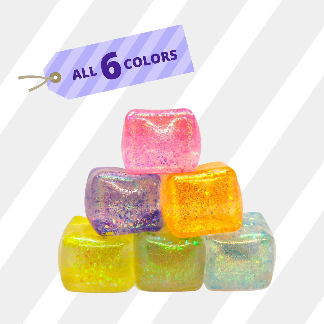 Glittery Chilly Cube Sensory Fidget Toy