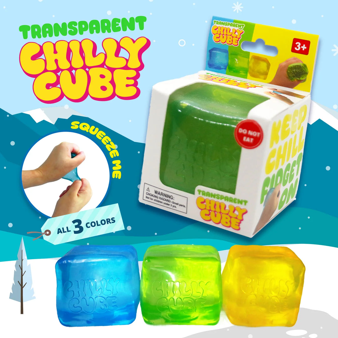 Transparent Chilly Cube Sensory Fidget Toy
