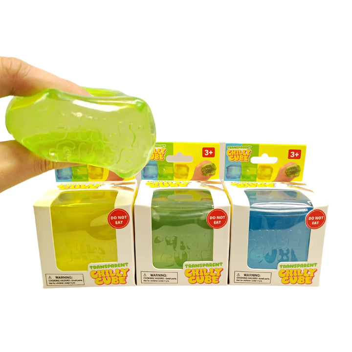 Transparent Chilly Cube Sensory Fidget Toy