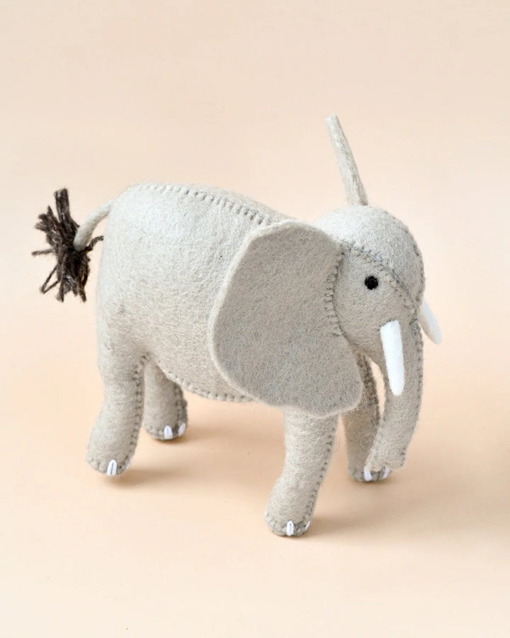 Tara Treasures Felt Safari Elephant Soft Toy