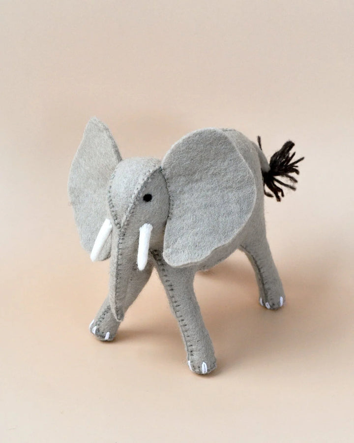 Tara Treasures Felt Safari Elephant Soft Toy