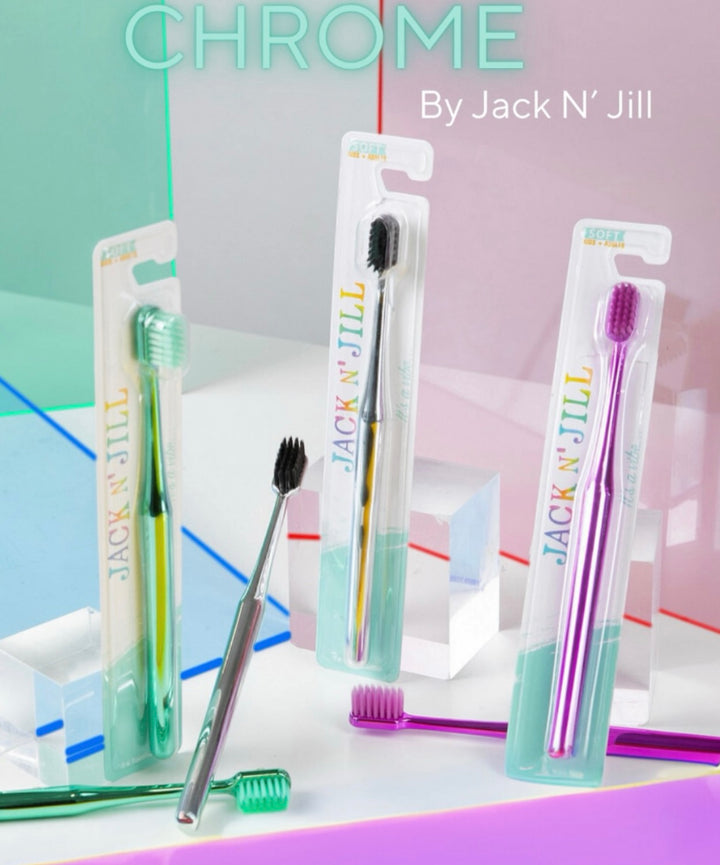 Jack N' Jill Kids & Adults Toothbrush Chrome - Soft