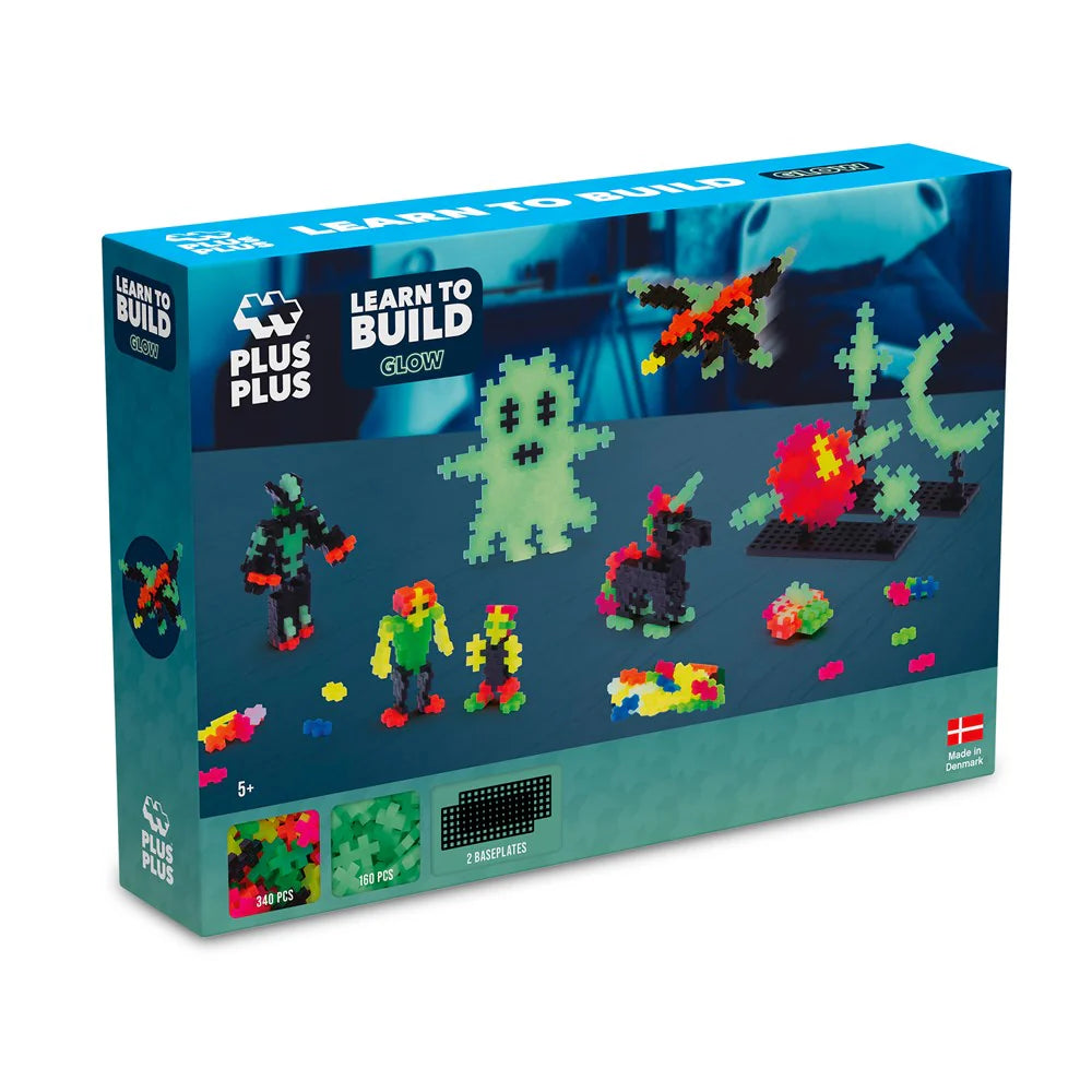 Plus Plus Toys Learn To Build Glow 500 Pcs