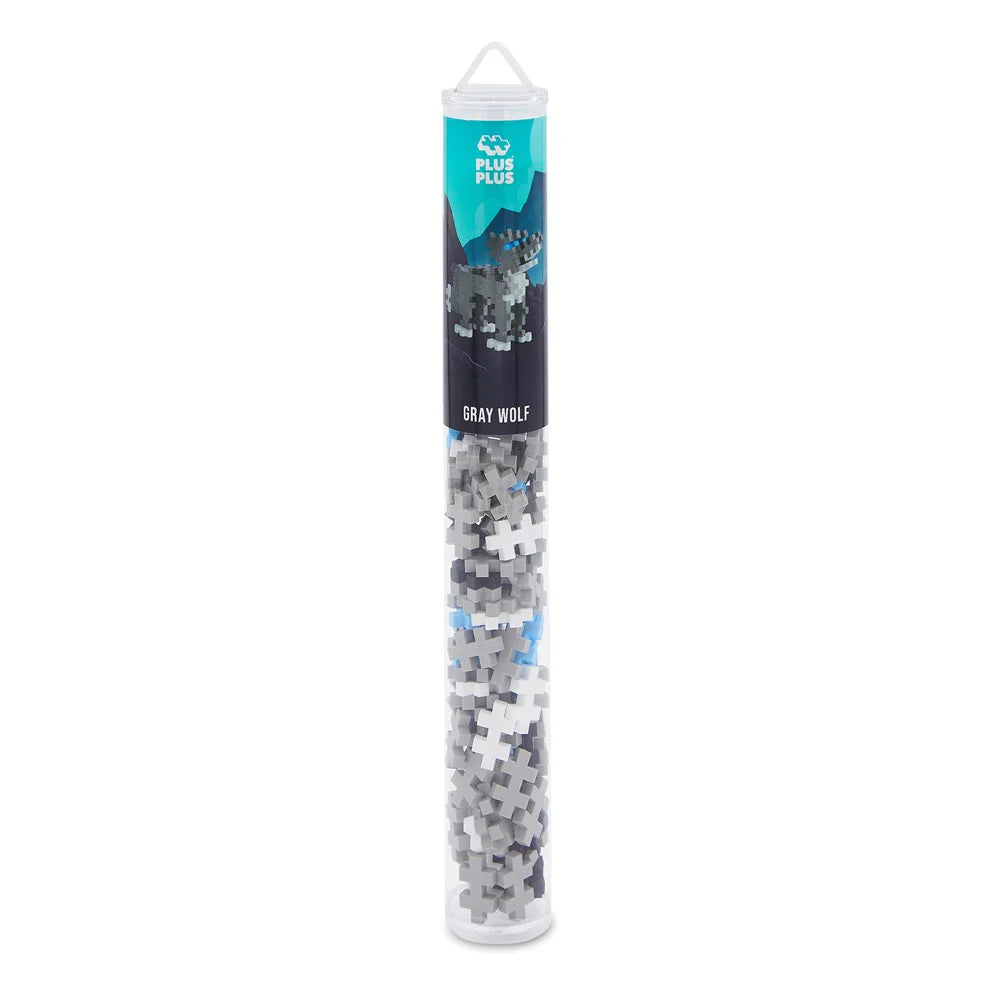 Plus Plus Toys Grey Wolf 100 pcs Tube