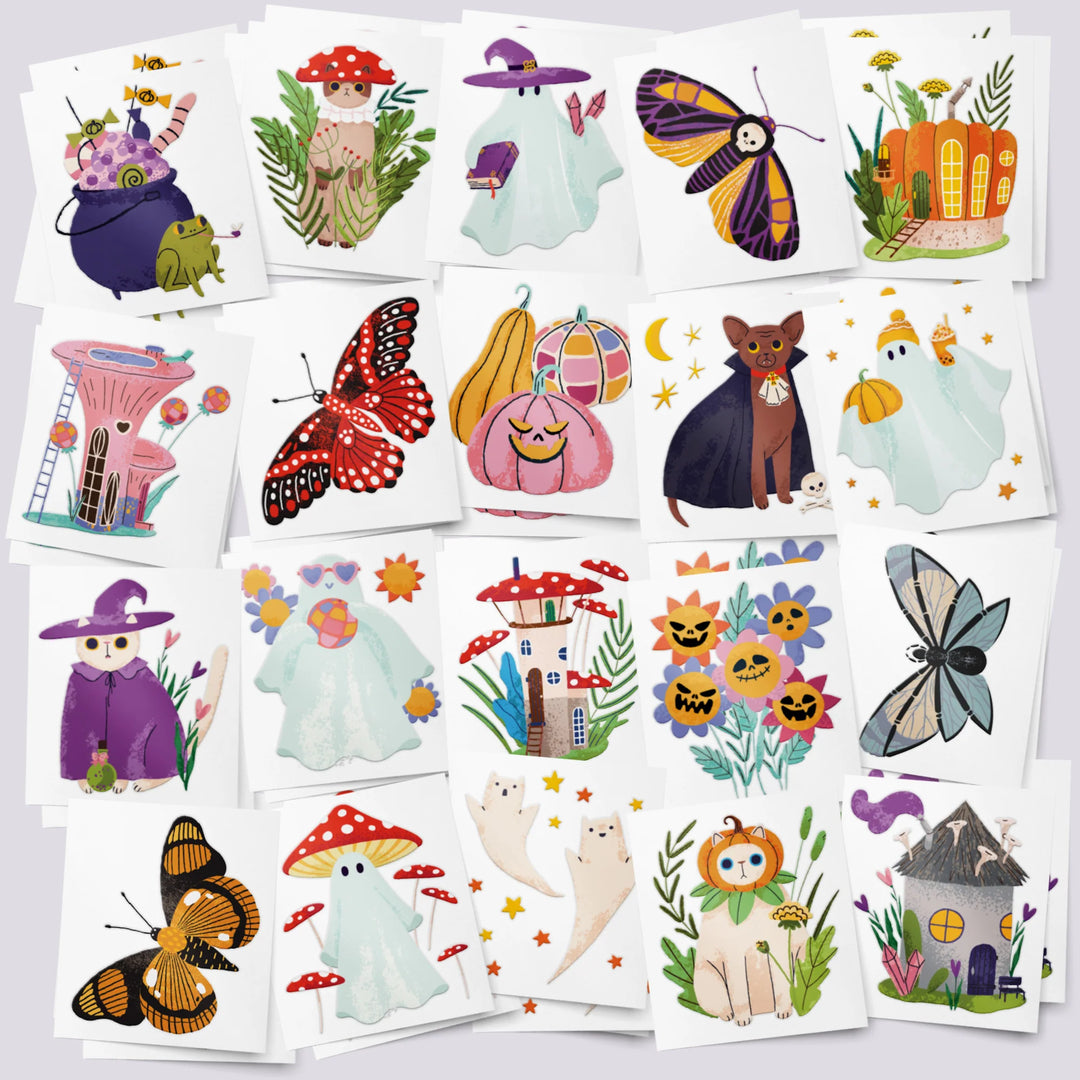 Ducky Street Temporary Tattoos - Surprise Halloween Bundle