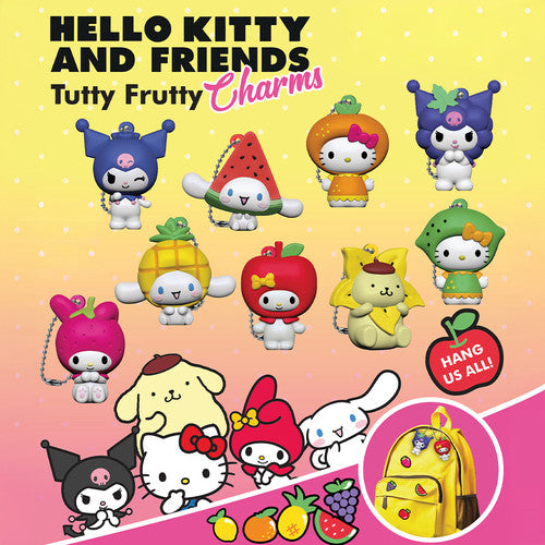 Hello Kitty Tutty Frutty Charms Capsule - Sanrio Surprise Collectible Keychain Toy
