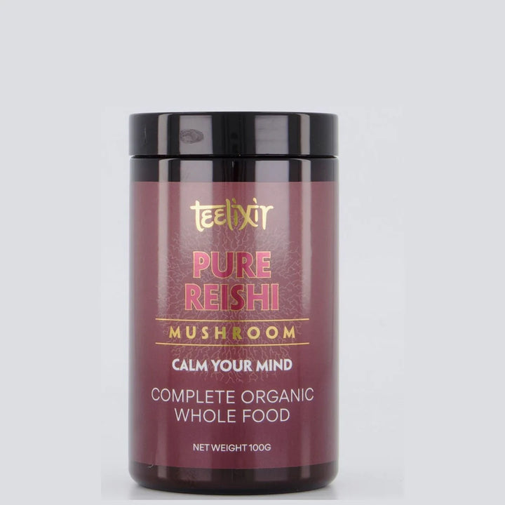 Teelixir Organic Pure Reishi Mushroom- Calm Your Mind 100 g