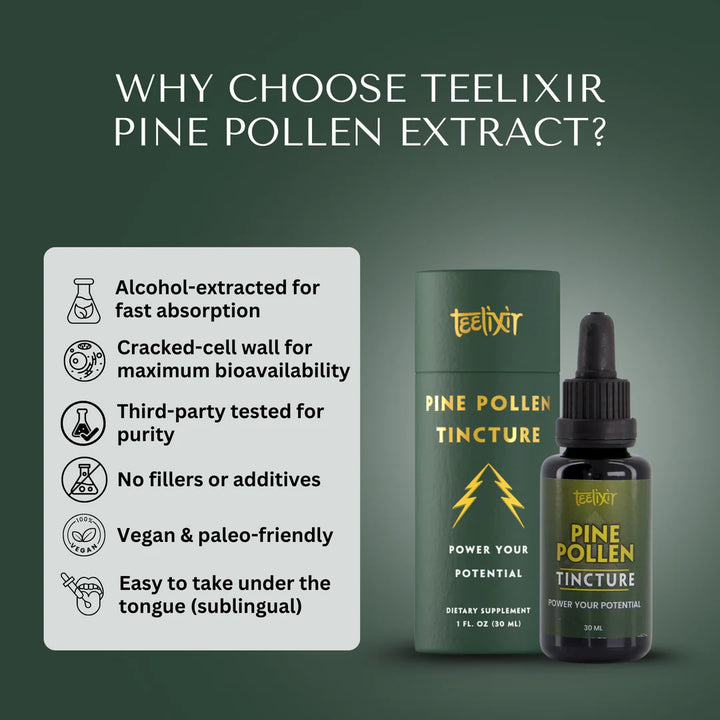 Teelixir Pine Pollen Extract (Tincture) 30ml