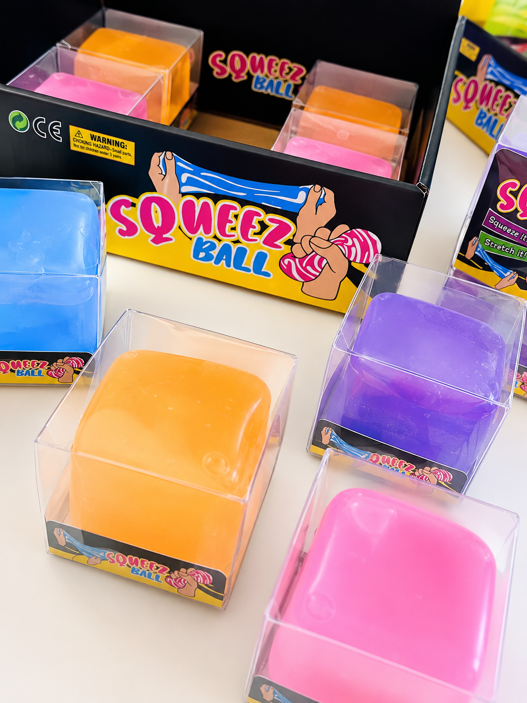Squishy Glitter Sugar Cube/Ball