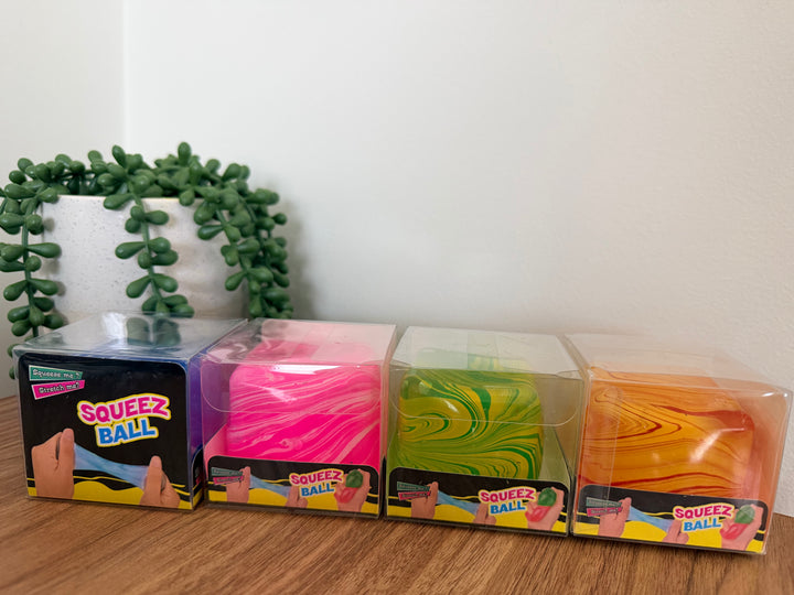 Squishy Marble Jelly Cube