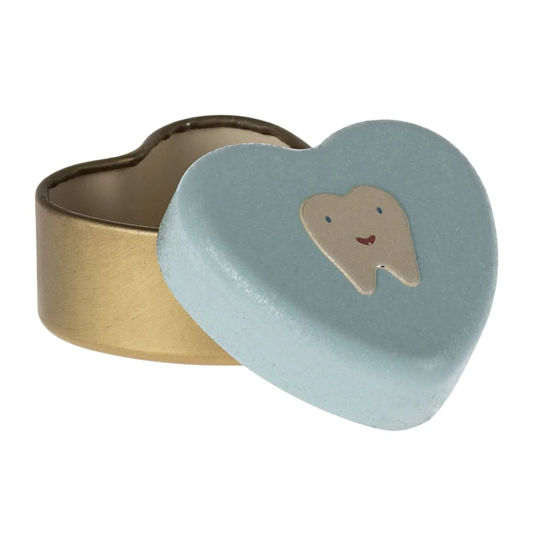 Maileg Small Tooth Tin Light Blue