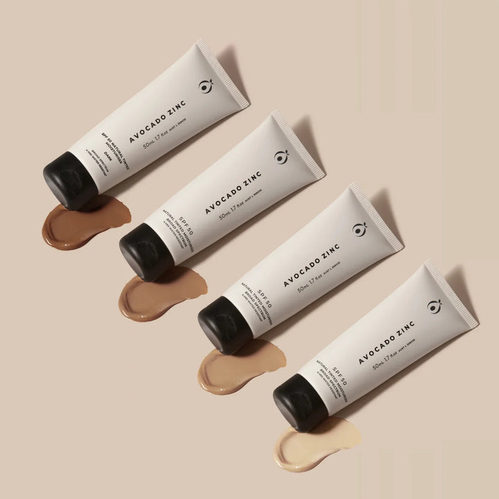 Avocado Zinc Spf 50 Natural Tinted Moisturiser