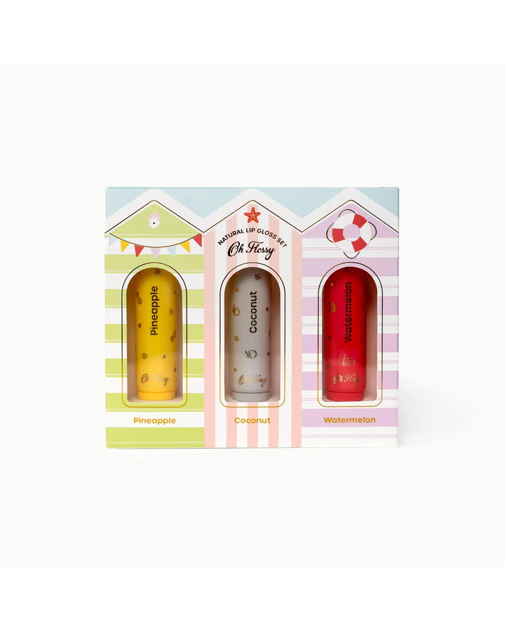 Oh Flossy Beach Club Natural Lip
Gloss Set