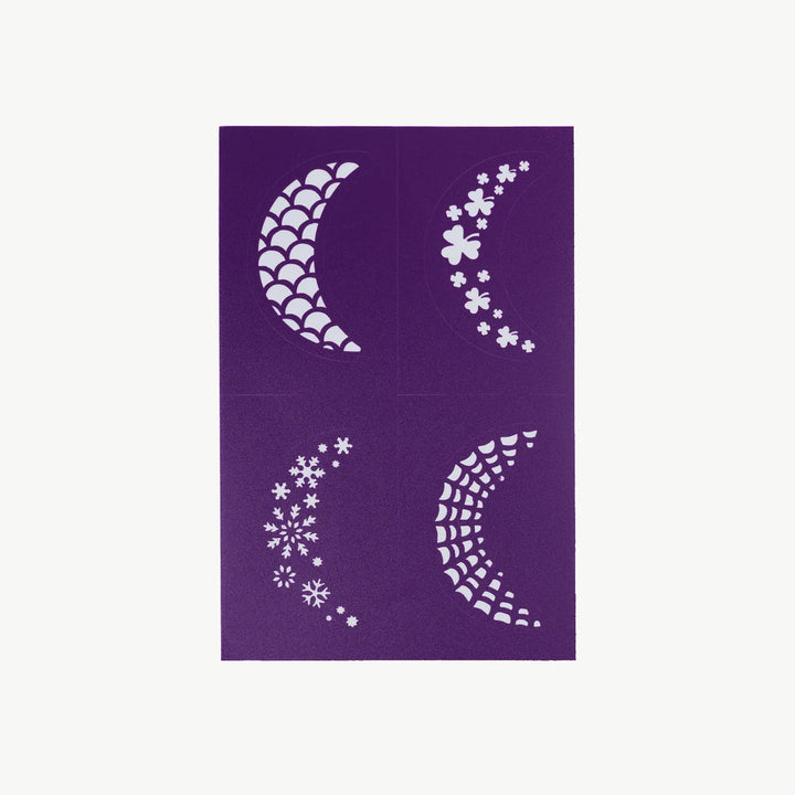Oh Flossy Reusable Adhesive Face Paint & MakeUp Stencils