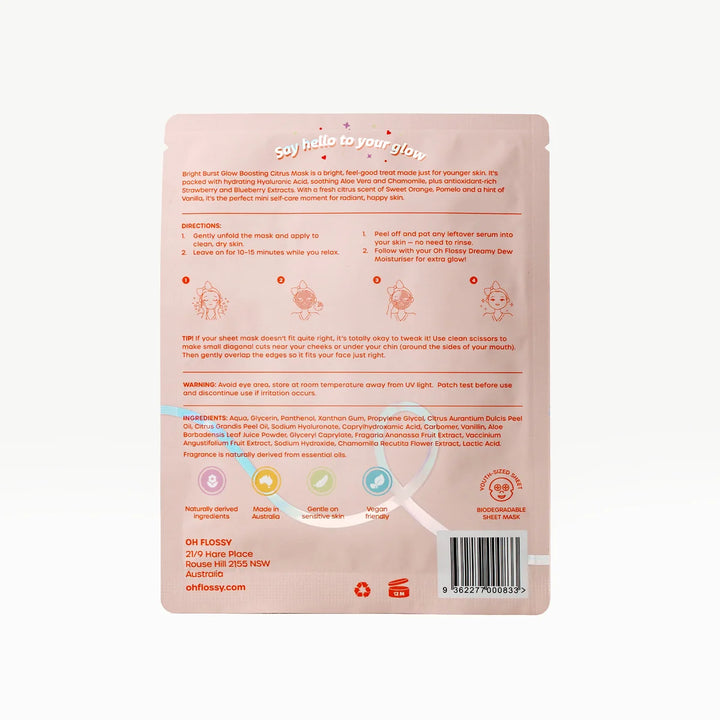 Oh Flossy Skincare - Skin Squad Sheet Mask Trio