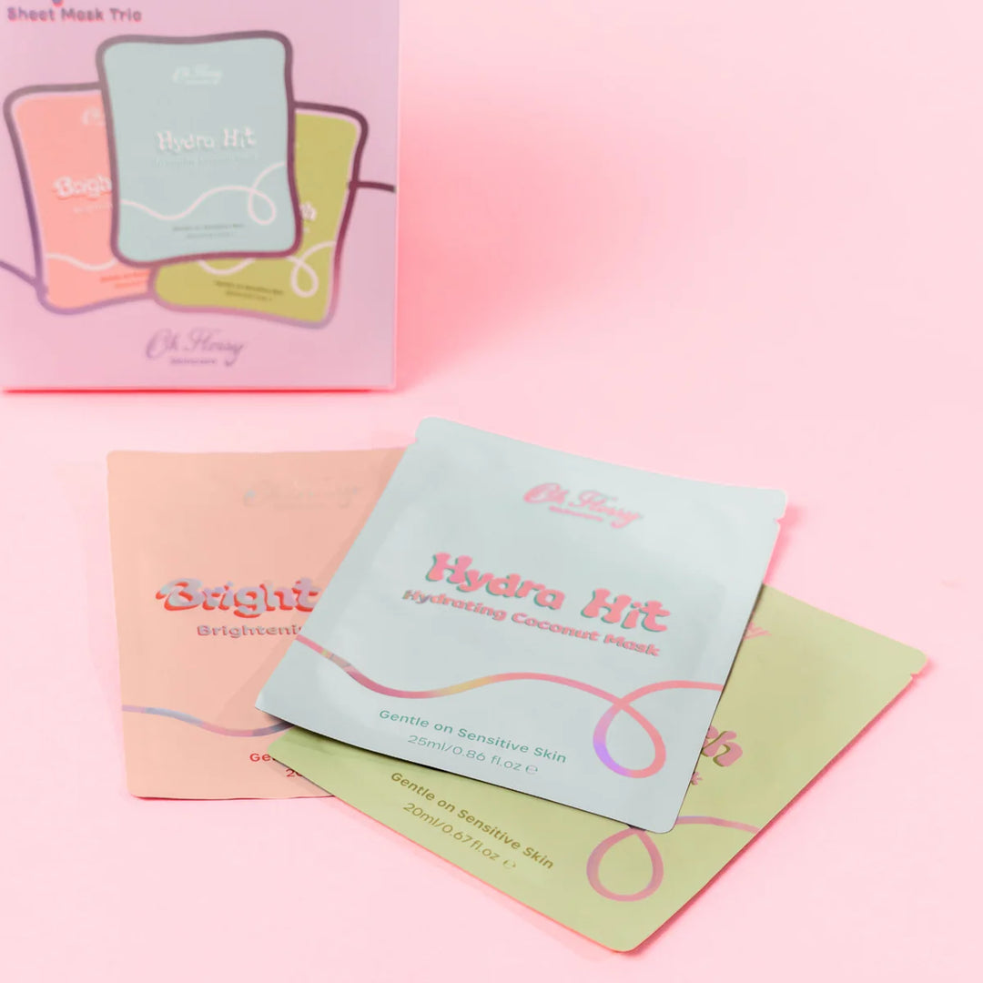 Oh Flossy Skincare - Skin Squad Sheet Mask Trio