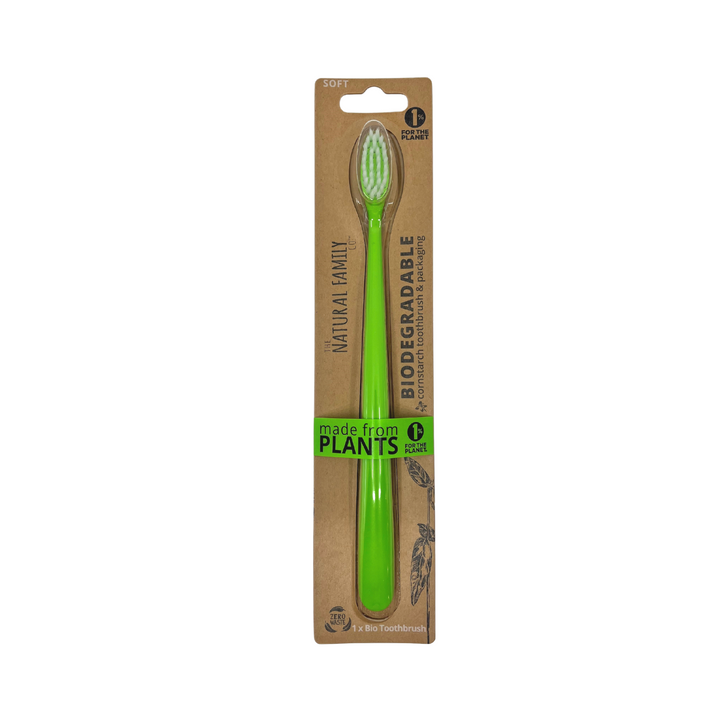 Jack N' Jill Kids & Adults Toothbrush - Soft Neon