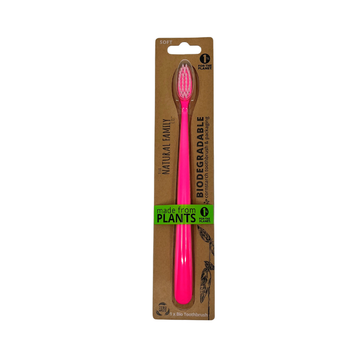 Jack N' Jill Kids & Adults Toothbrush - Soft Neon