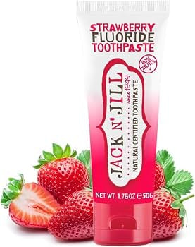 Jack N' Jill Natural Toothpaste Strawberry Fluoride 50g