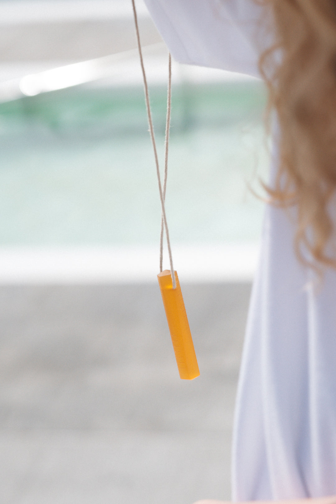 The Santo Natural Rubber Sensory Necklace