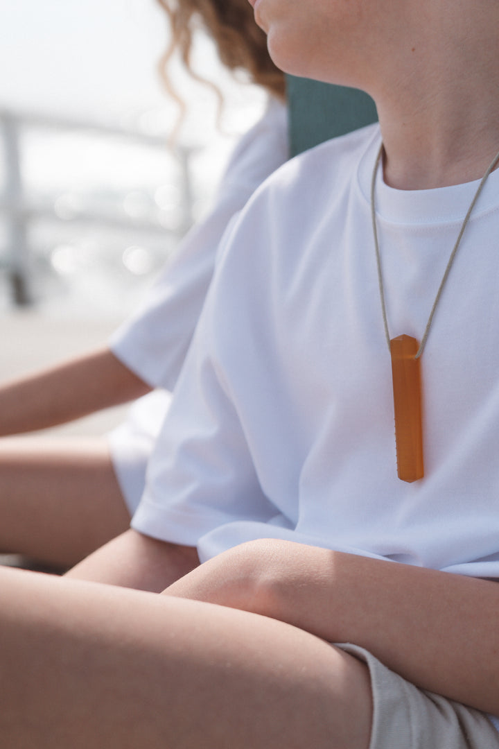 The Santo Natural Rubber Sensory Necklace