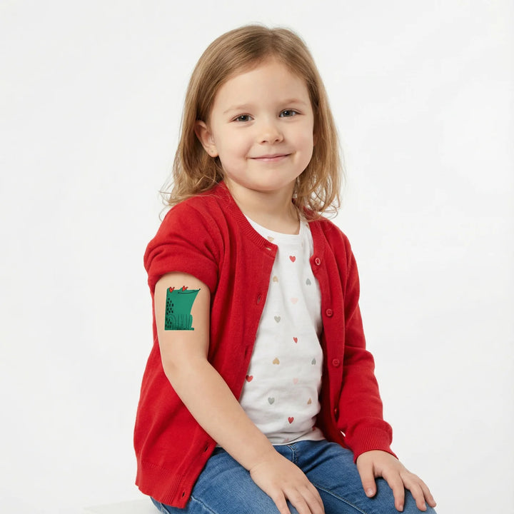 Ducky Street Frog Temporary Tattoos