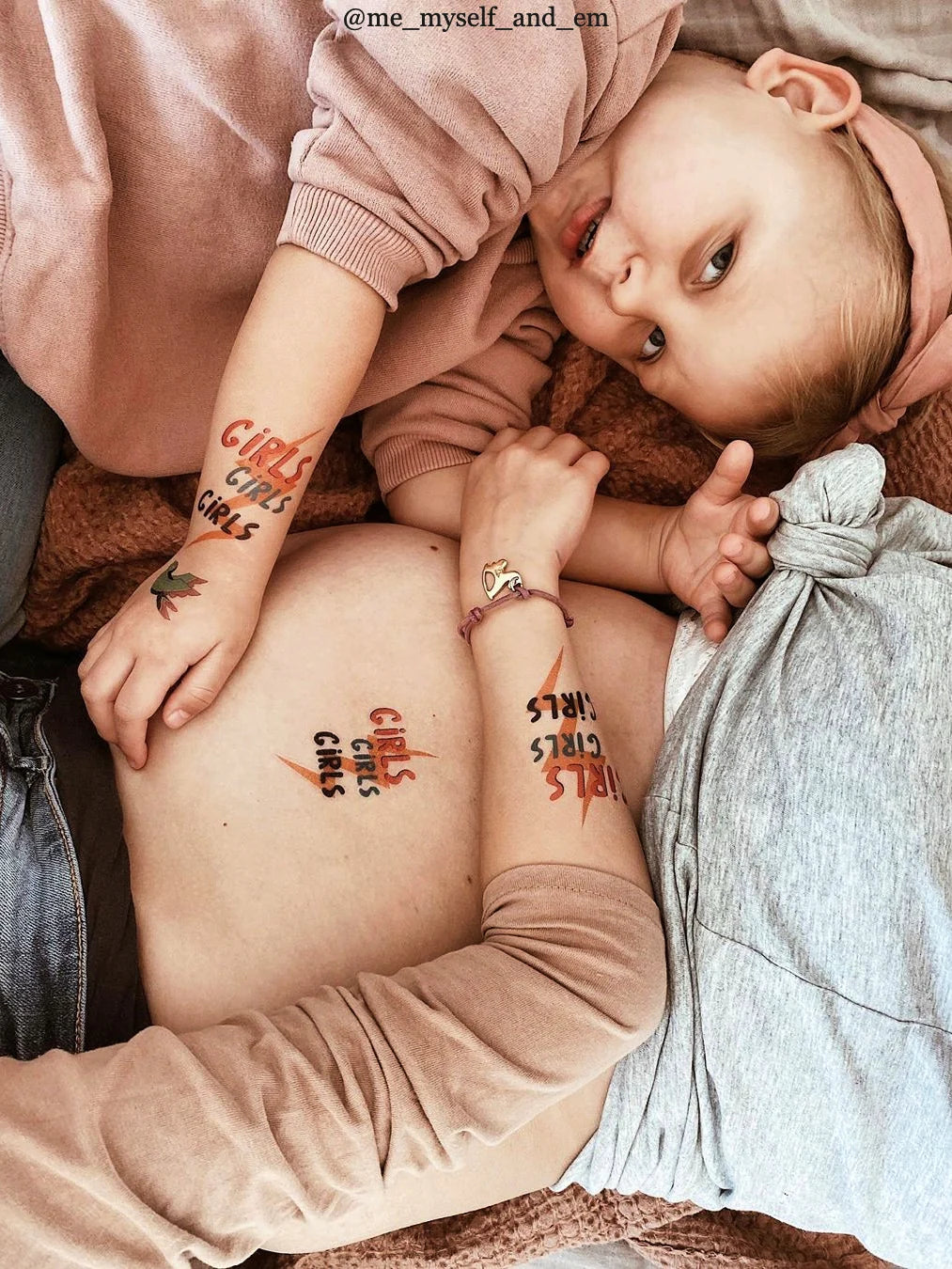 Ducky Street Girls Temporary Tattoos