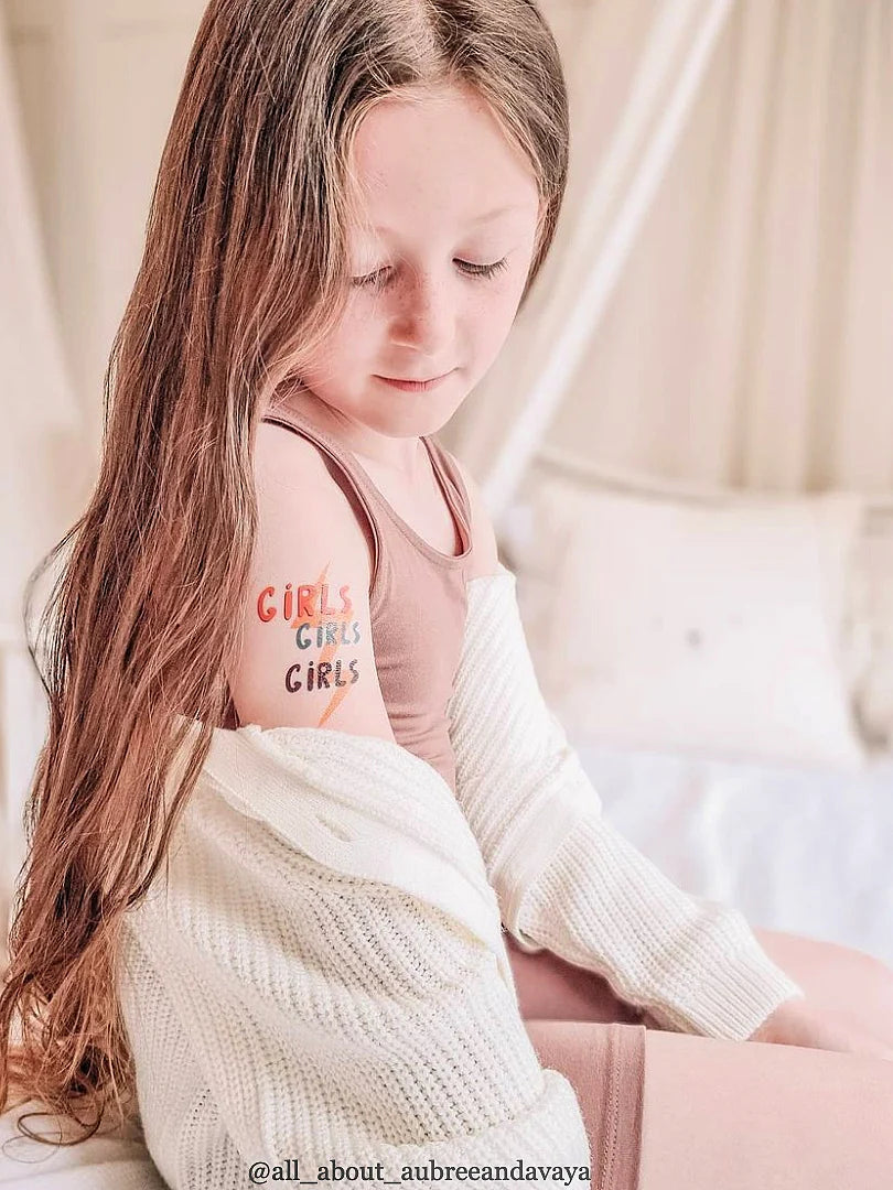 Ducky Street Girls Temporary Tattoos