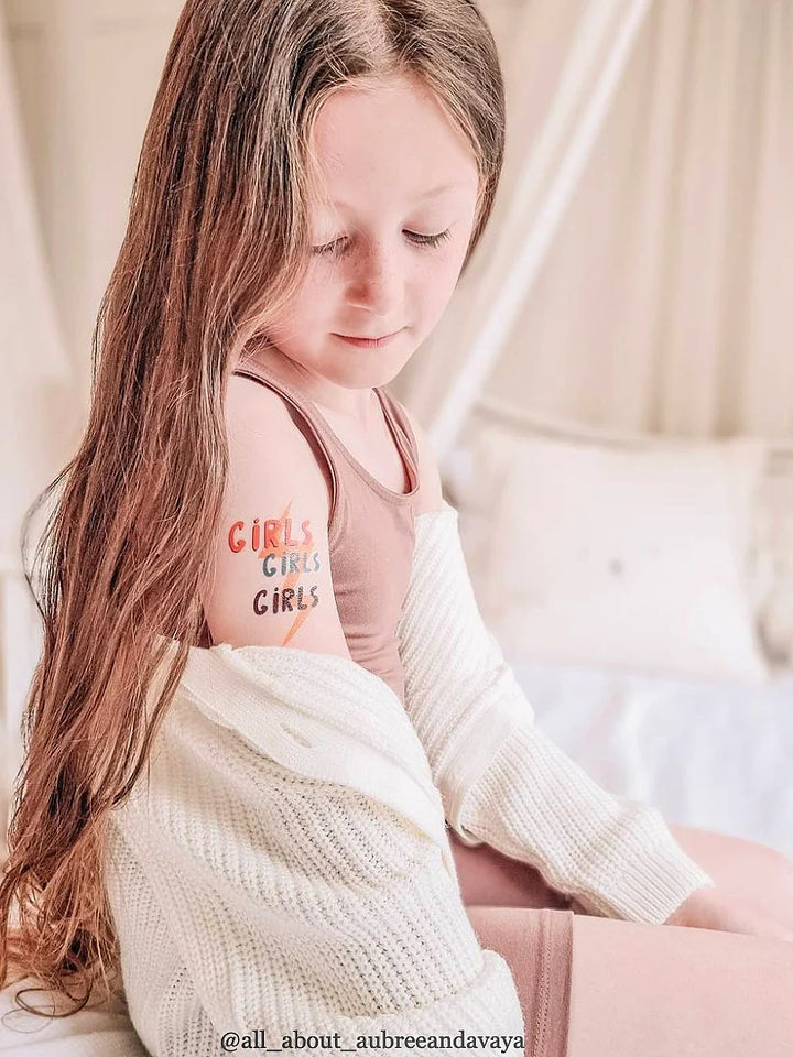 Ducky Street Girls Temporary Tattoos