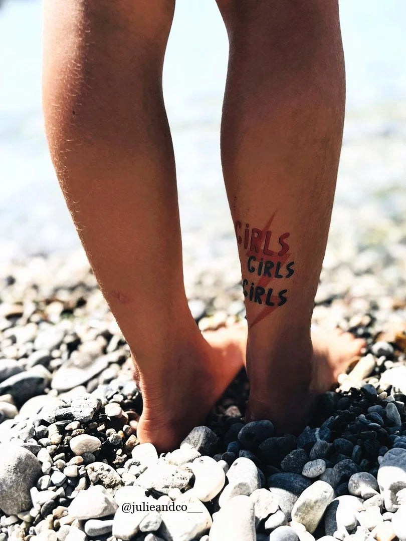 Ducky Street Girls Temporary Tattoos