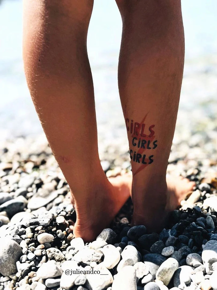 Ducky Street Girls Temporary Tattoos