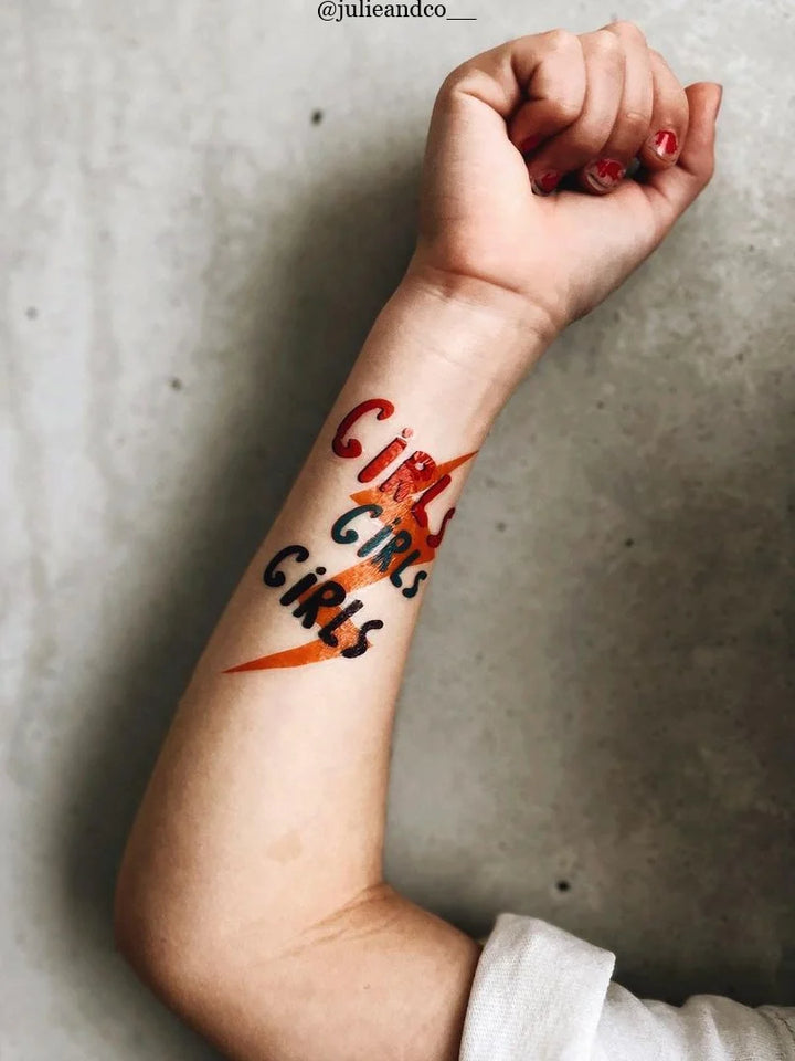 Ducky Street Girls Temporary Tattoos