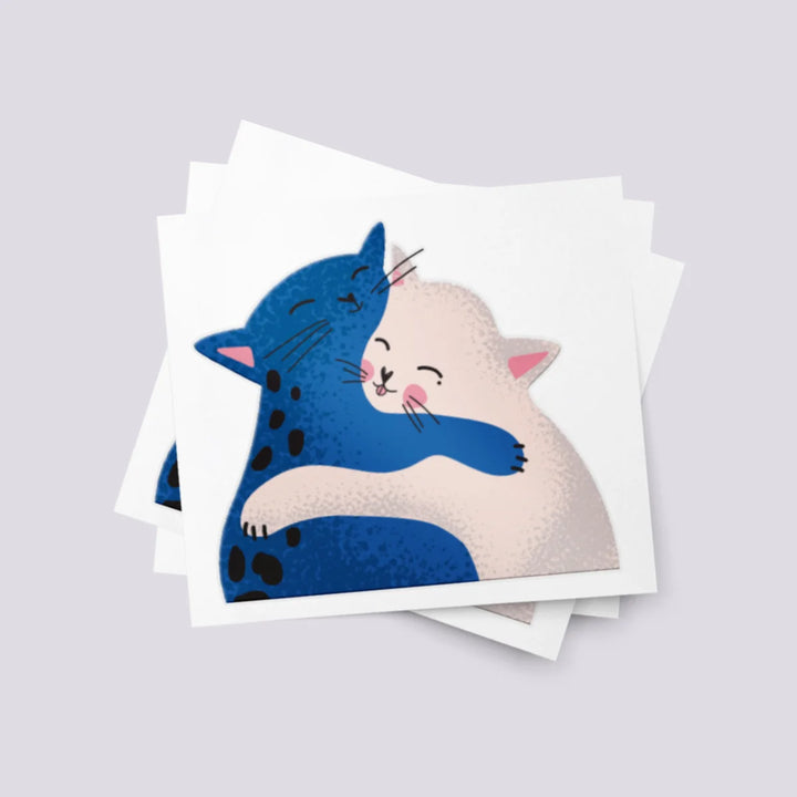Ducky Street Cats Temporary Tattoos