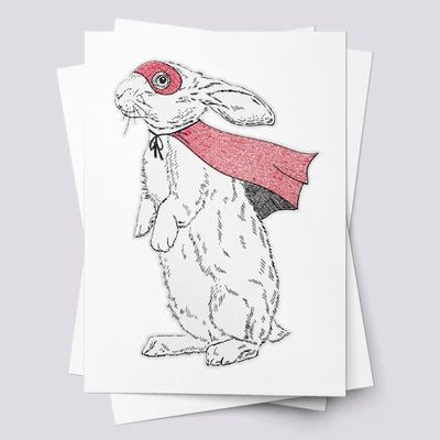 Ducky Street Bunny Hero Temporary Tattoos