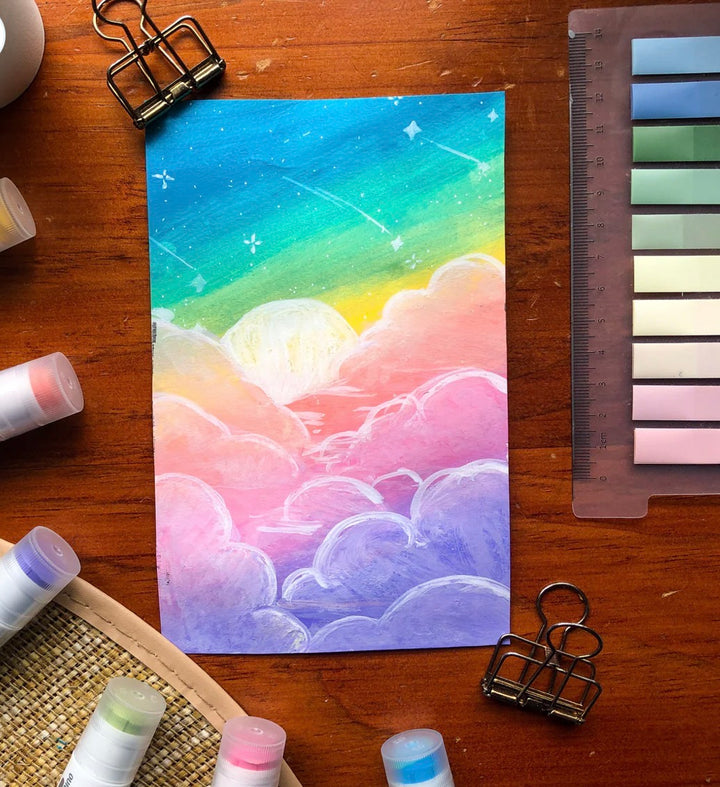 Life Of Colour Gouache Paint Stix - Set Of 12