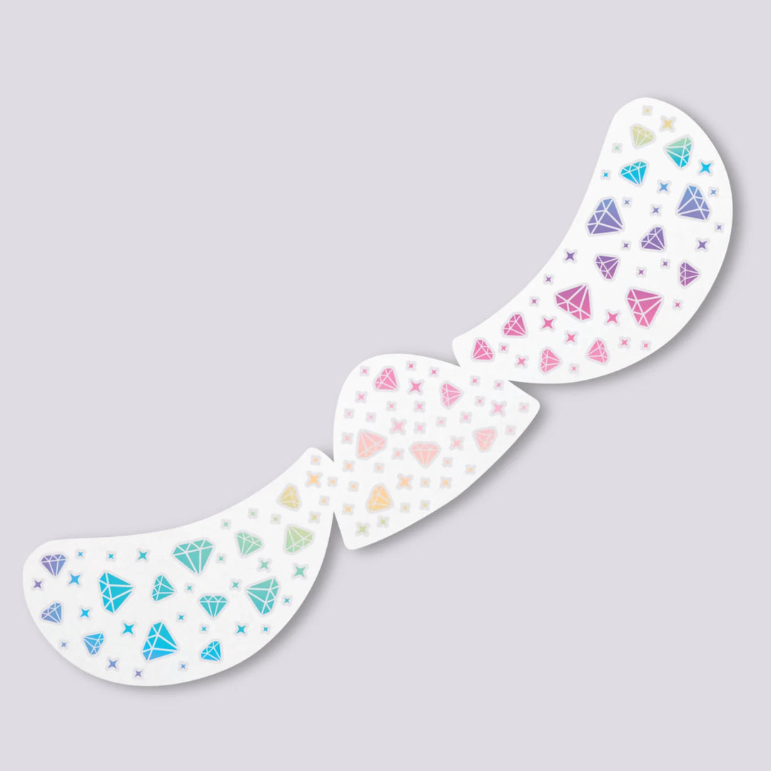 Ducky Street Iridescent Freckles Temporary Tattoos - Diamonds