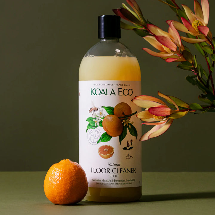 Koala Eco Mandarin, Peppermint Essential Oil Floor Cleaner - Refill