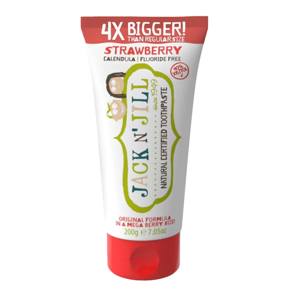 Jack N Jill Natural Certified Toothpaste Strawberry 200g