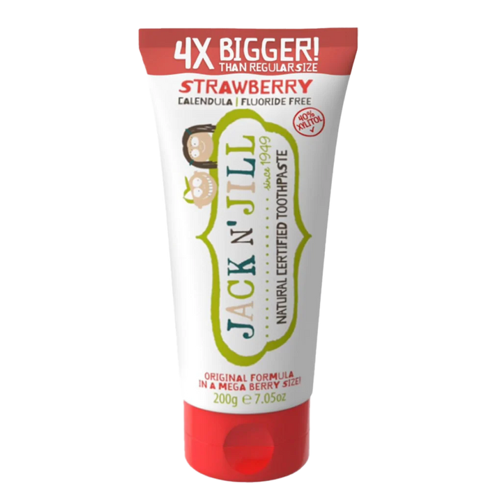 Jack N Jill Natural Certified Toothpaste Strawberry 200g