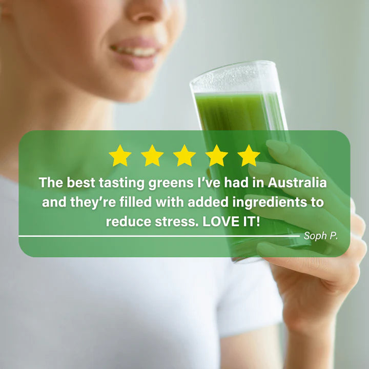 Nootropic GREENS+ CALM Tropical Fruits Flavour (15 Serves)